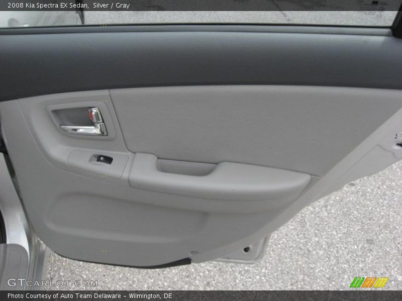 Silver / Gray 2008 Kia Spectra EX Sedan