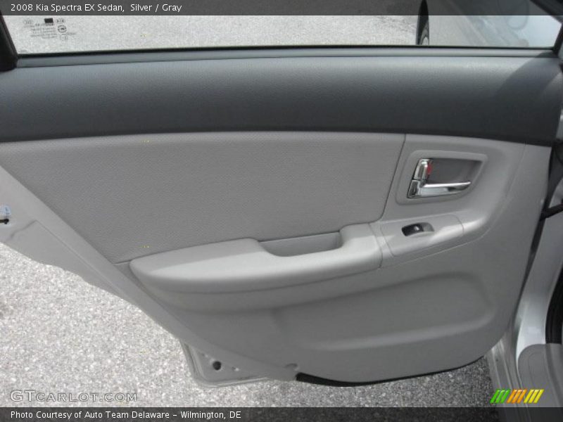 Silver / Gray 2008 Kia Spectra EX Sedan