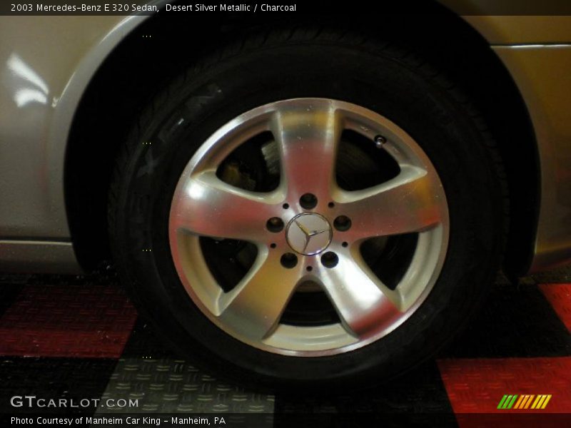 Desert Silver Metallic / Charcoal 2003 Mercedes-Benz E 320 Sedan