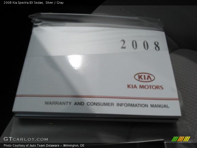 Silver / Gray 2008 Kia Spectra EX Sedan