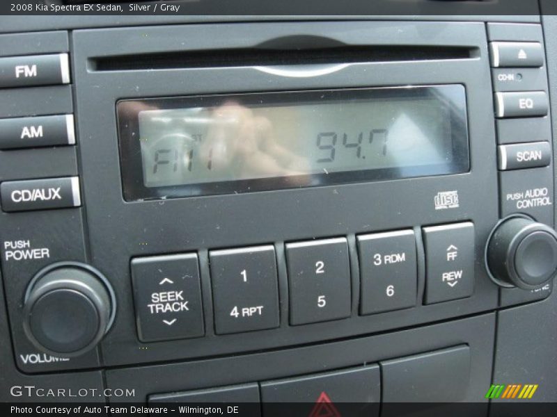 Silver / Gray 2008 Kia Spectra EX Sedan