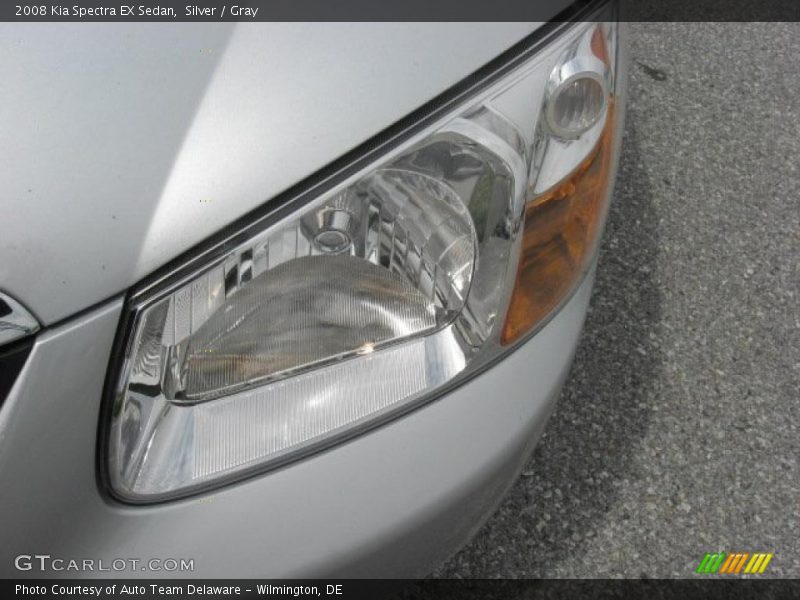 Silver / Gray 2008 Kia Spectra EX Sedan