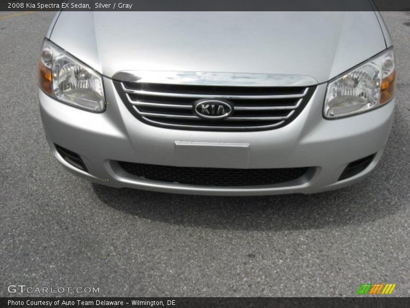 Silver / Gray 2008 Kia Spectra EX Sedan