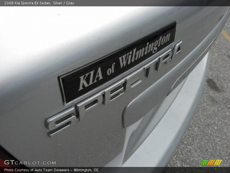 Silver / Gray 2008 Kia Spectra EX Sedan