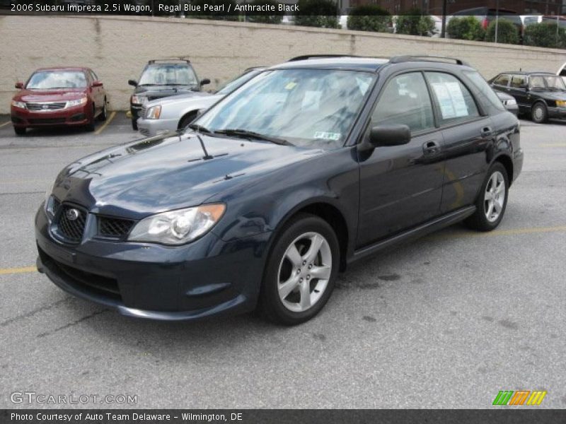 Regal Blue Pearl / Anthracite Black 2006 Subaru Impreza 2.5i Wagon