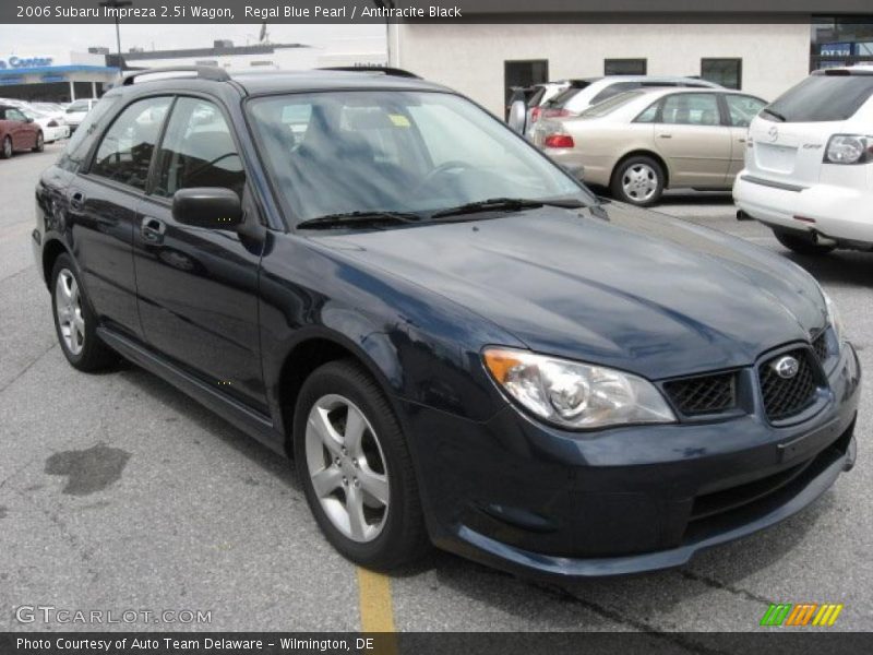 Regal Blue Pearl / Anthracite Black 2006 Subaru Impreza 2.5i Wagon