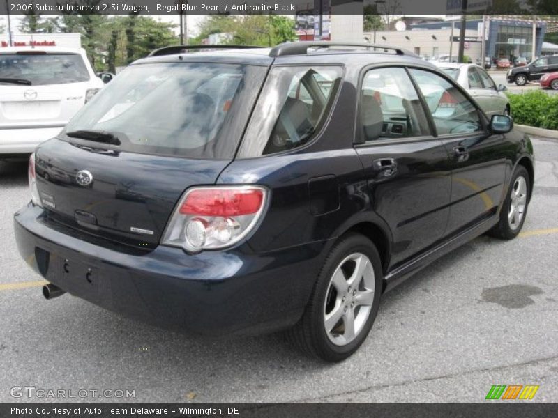 Regal Blue Pearl / Anthracite Black 2006 Subaru Impreza 2.5i Wagon