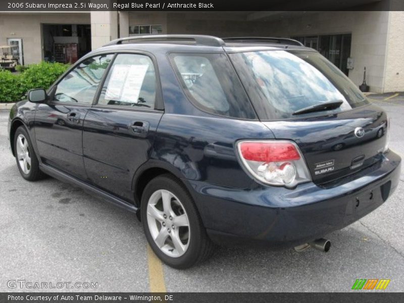 Regal Blue Pearl / Anthracite Black 2006 Subaru Impreza 2.5i Wagon