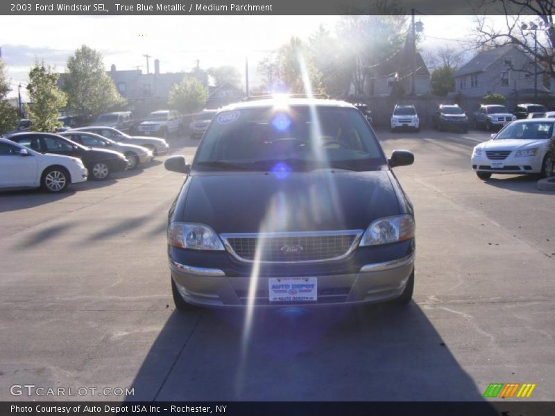 True Blue Metallic / Medium Parchment 2003 Ford Windstar SEL