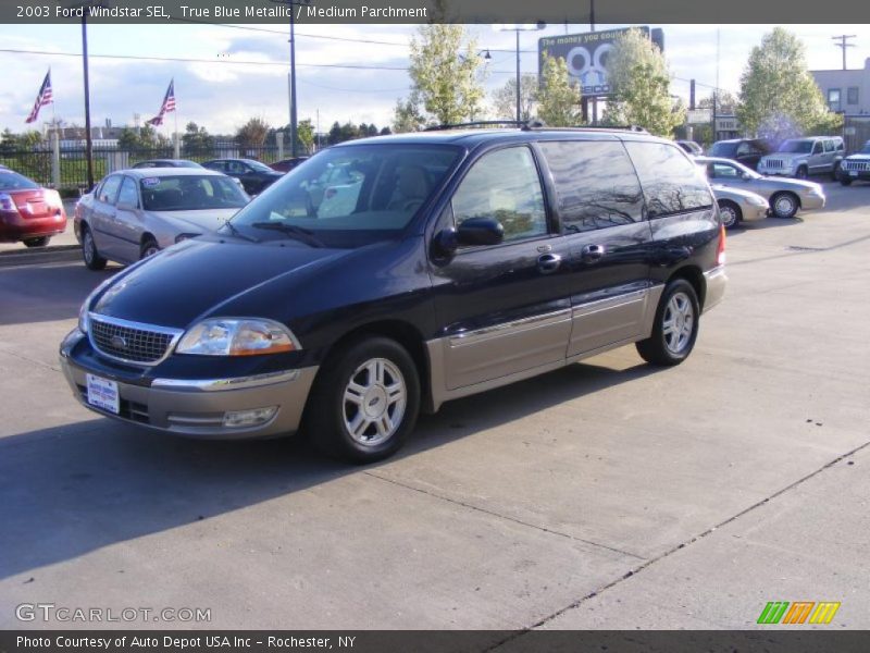 True Blue Metallic / Medium Parchment 2003 Ford Windstar SEL
