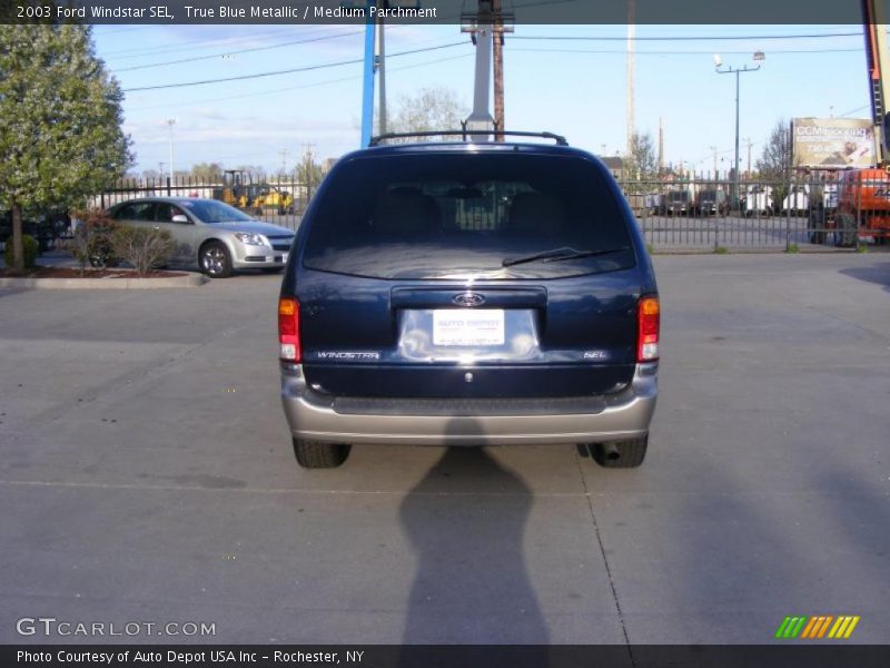 True Blue Metallic / Medium Parchment 2003 Ford Windstar SEL