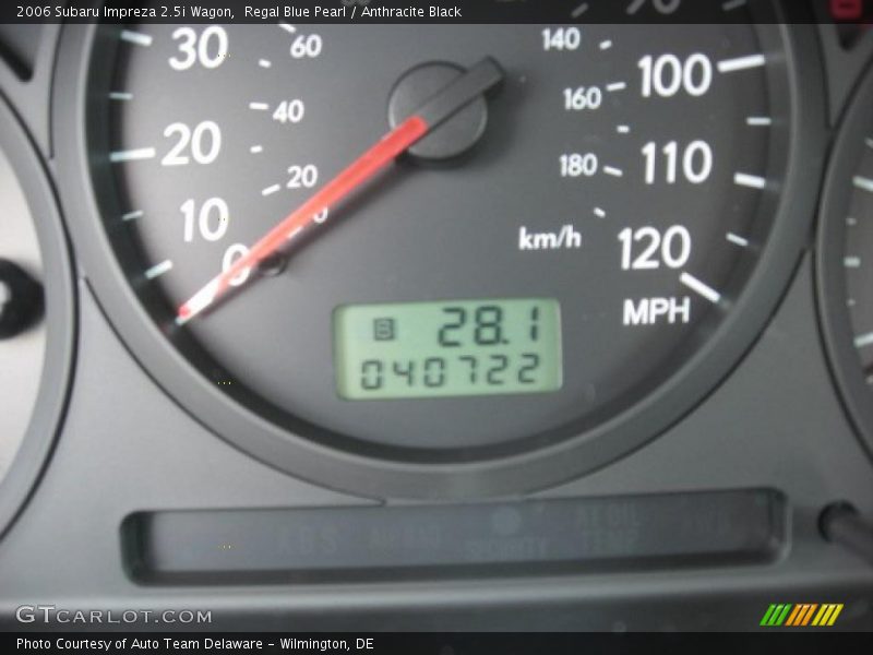 Regal Blue Pearl / Anthracite Black 2006 Subaru Impreza 2.5i Wagon