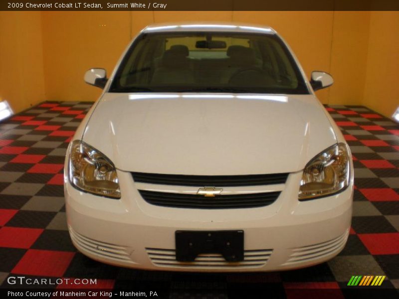 Summit White / Gray 2009 Chevrolet Cobalt LT Sedan
