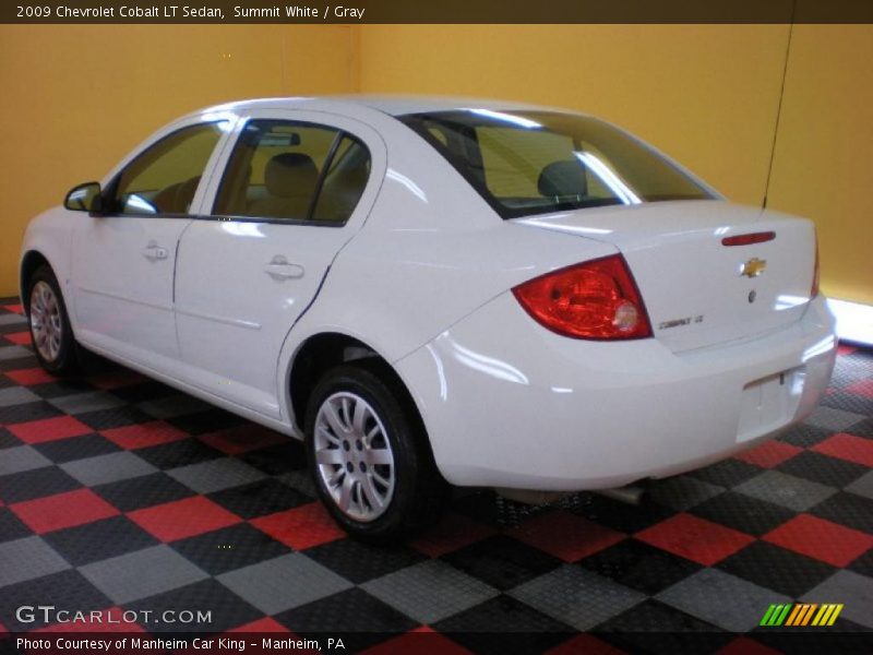 Summit White / Gray 2009 Chevrolet Cobalt LT Sedan