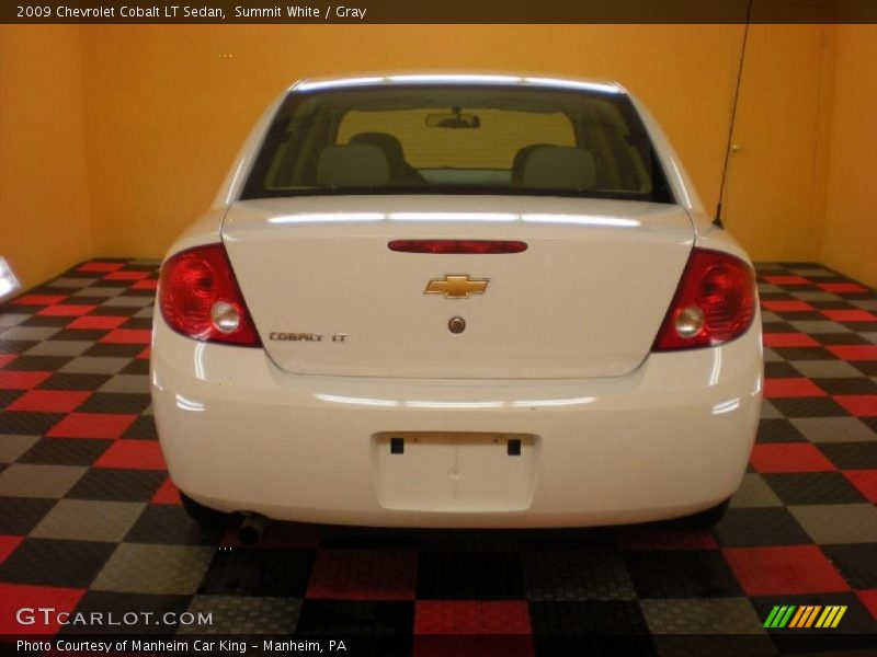 Summit White / Gray 2009 Chevrolet Cobalt LT Sedan