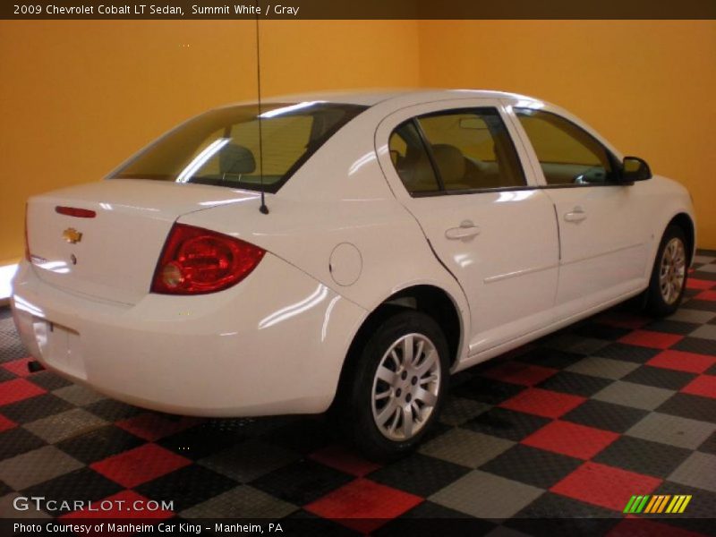 Summit White / Gray 2009 Chevrolet Cobalt LT Sedan
