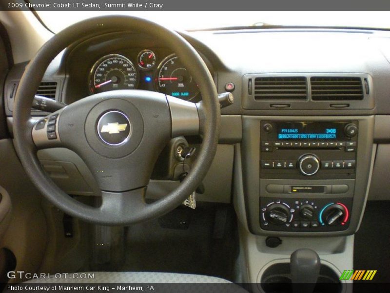 Summit White / Gray 2009 Chevrolet Cobalt LT Sedan