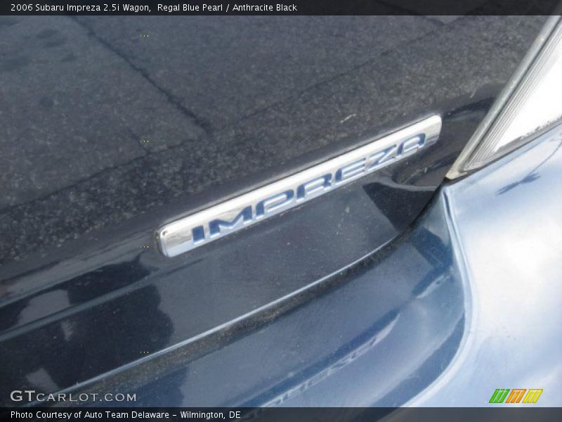 Regal Blue Pearl / Anthracite Black 2006 Subaru Impreza 2.5i Wagon