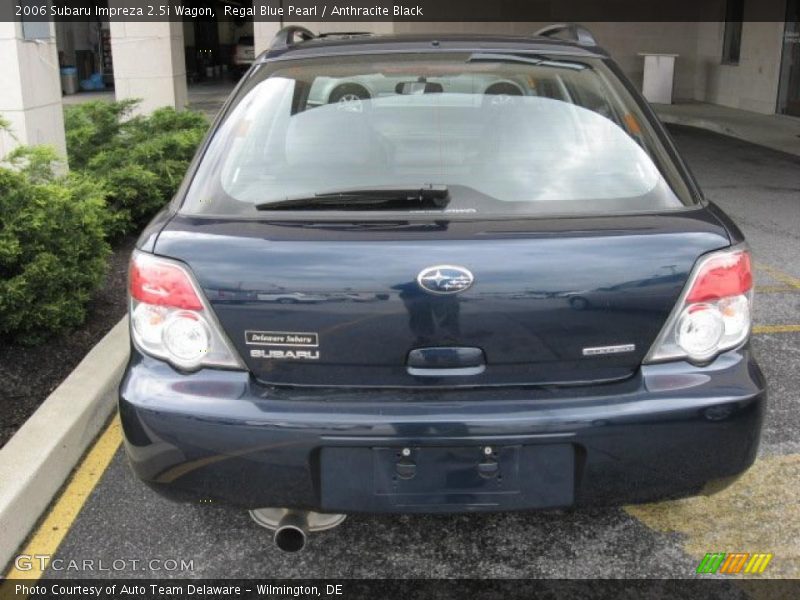 Regal Blue Pearl / Anthracite Black 2006 Subaru Impreza 2.5i Wagon