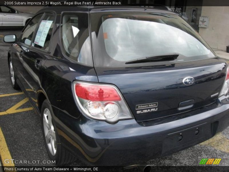 Regal Blue Pearl / Anthracite Black 2006 Subaru Impreza 2.5i Wagon