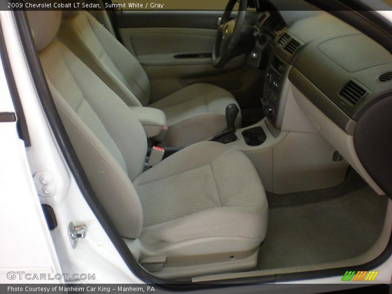 Summit White / Gray 2009 Chevrolet Cobalt LT Sedan