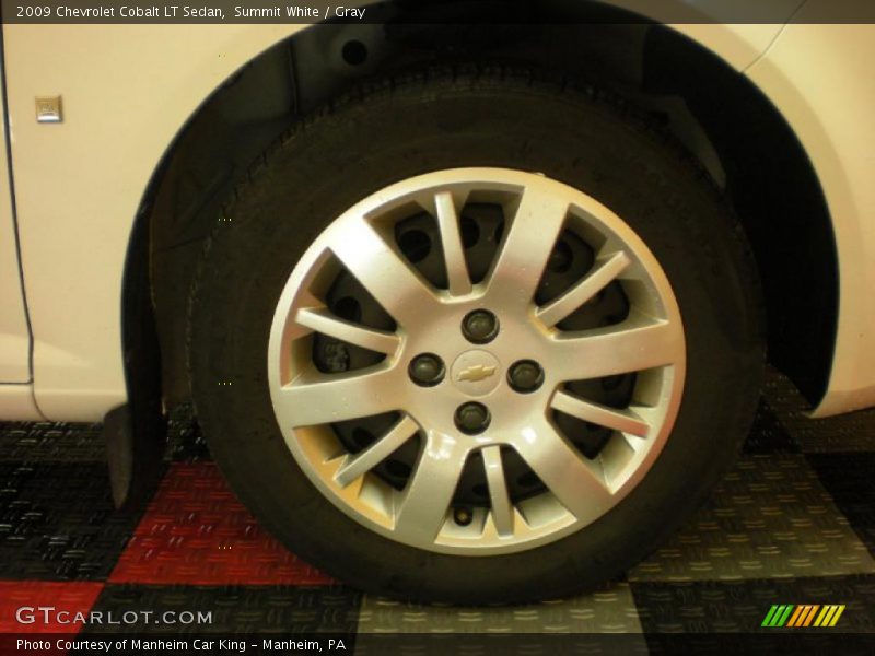 Summit White / Gray 2009 Chevrolet Cobalt LT Sedan