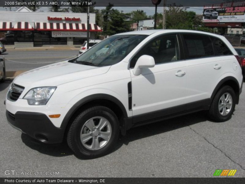 Polar White / Tan 2008 Saturn VUE XE 3.5 AWD