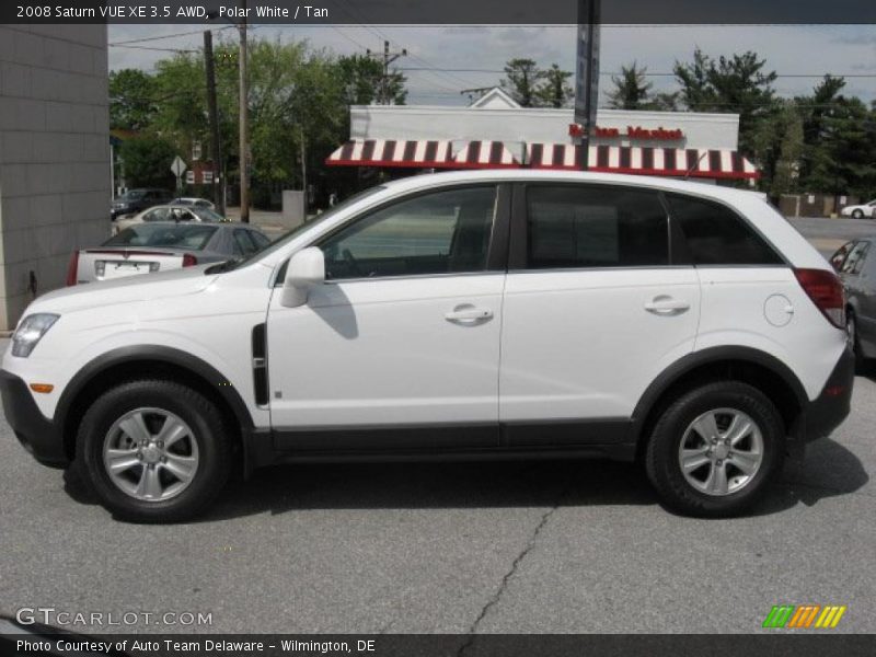 Polar White / Tan 2008 Saturn VUE XE 3.5 AWD