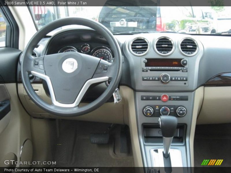Polar White / Tan 2008 Saturn VUE XE 3.5 AWD