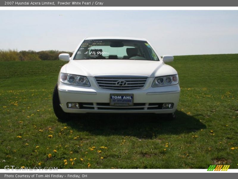 Powder White Pearl / Gray 2007 Hyundai Azera Limited