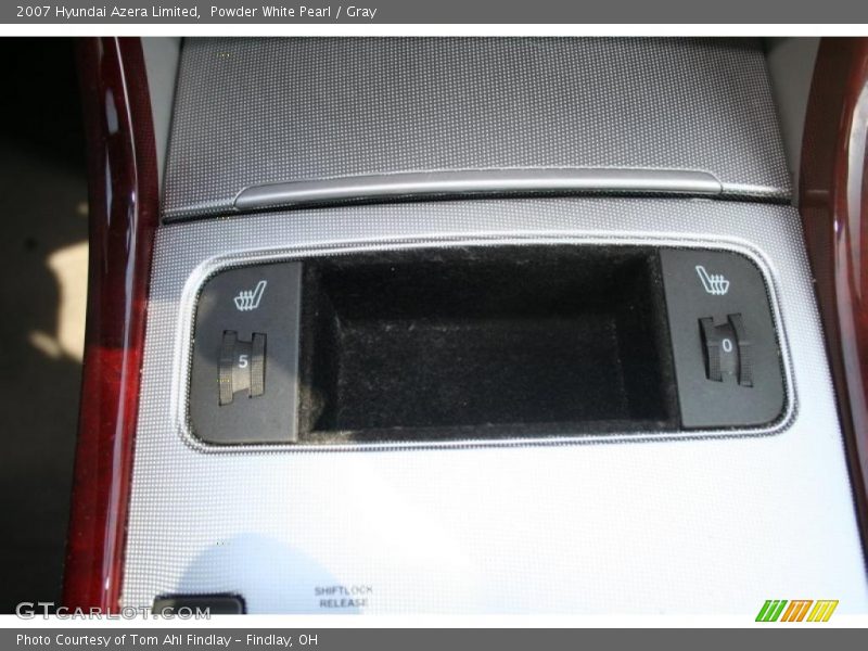 Powder White Pearl / Gray 2007 Hyundai Azera Limited