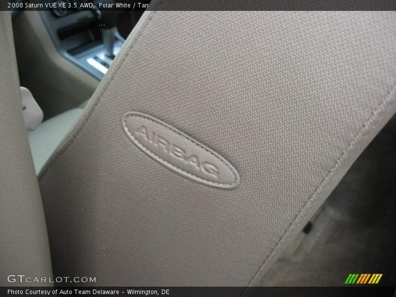 Polar White / Tan 2008 Saturn VUE XE 3.5 AWD