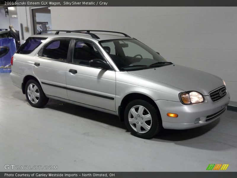 Silky Silver Metallic / Gray 2001 Suzuki Esteem GLX Wagon