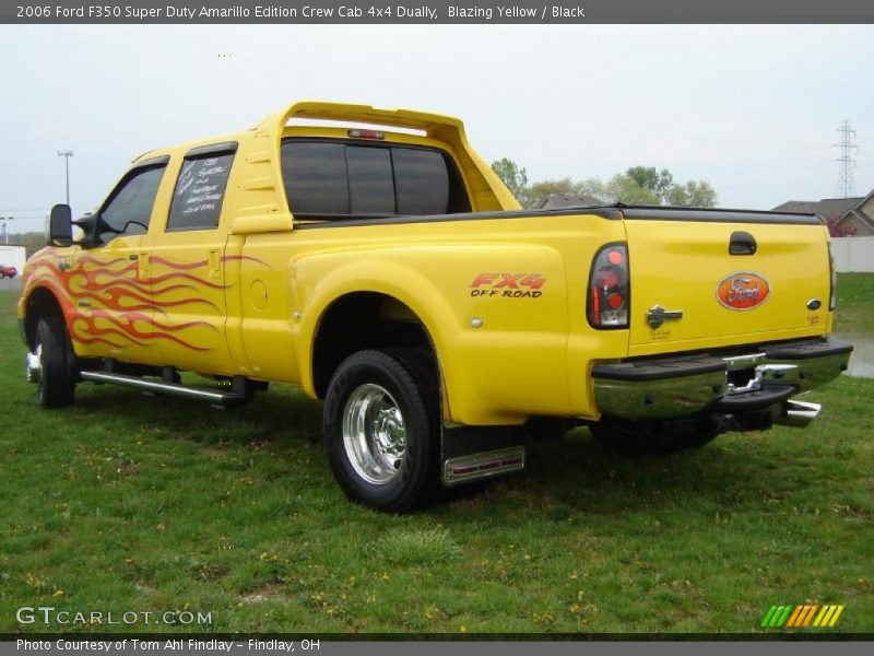 Blazing Yellow / Black 2006 Ford F350 Super Duty Amarillo Edition Crew Cab 4x4 Dually