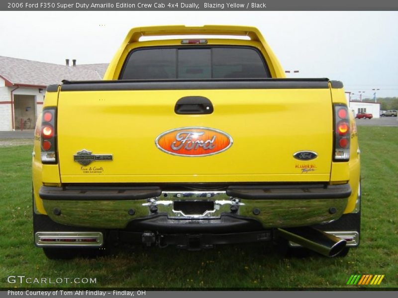 Blazing Yellow / Black 2006 Ford F350 Super Duty Amarillo Edition Crew Cab 4x4 Dually