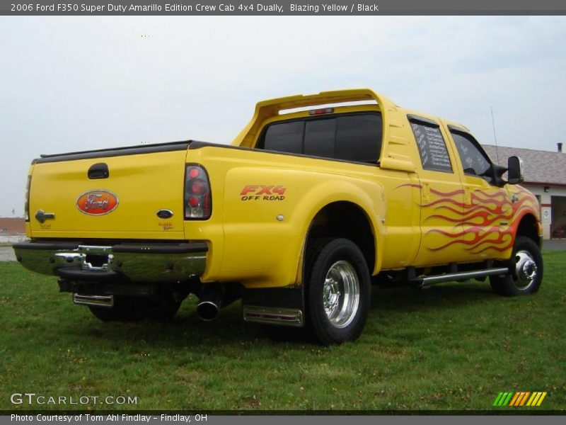 Blazing Yellow / Black 2006 Ford F350 Super Duty Amarillo Edition Crew Cab 4x4 Dually
