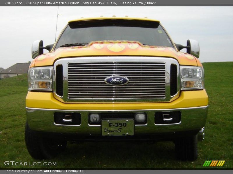 Blazing Yellow / Black 2006 Ford F350 Super Duty Amarillo Edition Crew Cab 4x4 Dually
