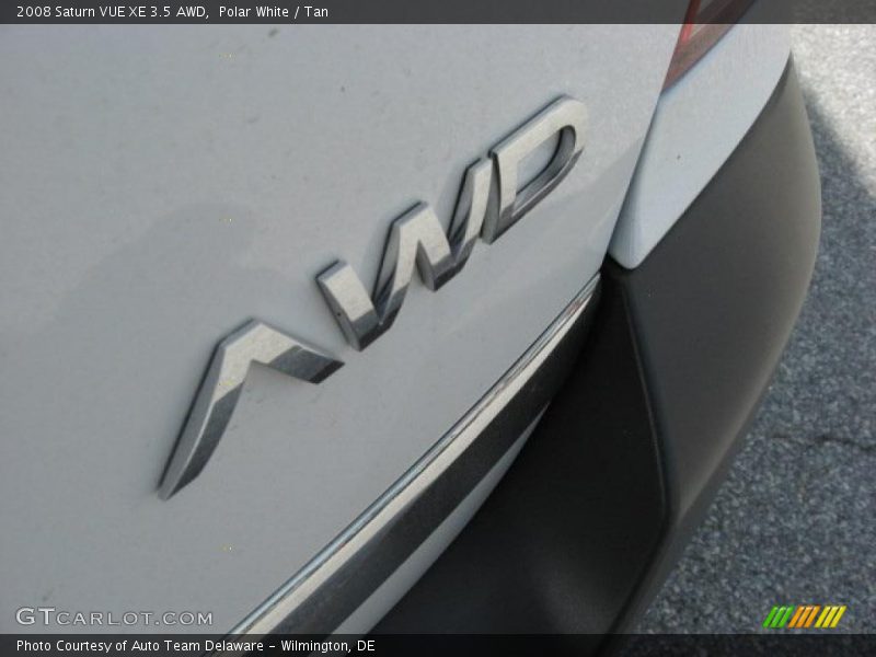 Polar White / Tan 2008 Saturn VUE XE 3.5 AWD