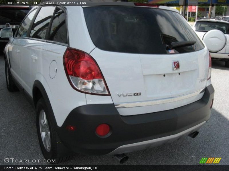 Polar White / Tan 2008 Saturn VUE XE 3.5 AWD