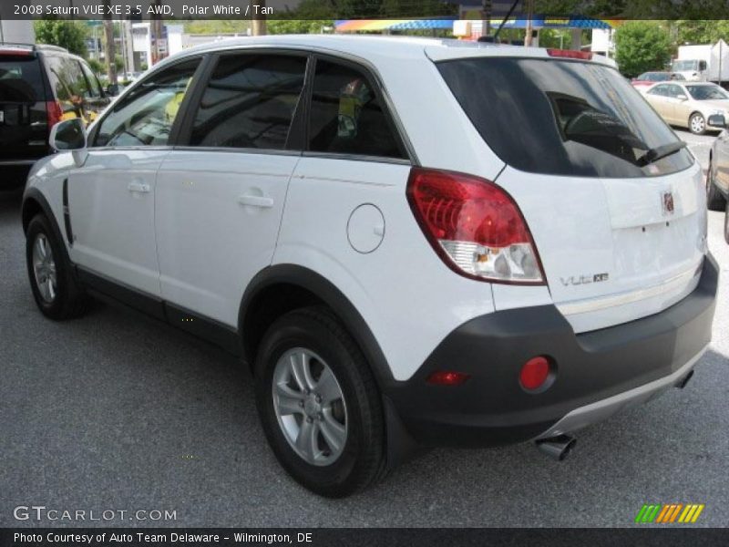Polar White / Tan 2008 Saturn VUE XE 3.5 AWD
