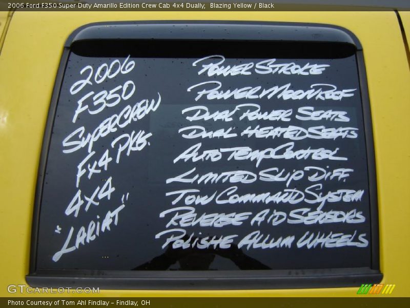 Blazing Yellow / Black 2006 Ford F350 Super Duty Amarillo Edition Crew Cab 4x4 Dually