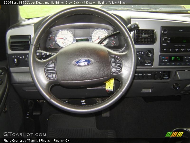 Blazing Yellow / Black 2006 Ford F350 Super Duty Amarillo Edition Crew Cab 4x4 Dually