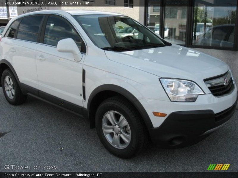 Polar White / Tan 2008 Saturn VUE XE 3.5 AWD