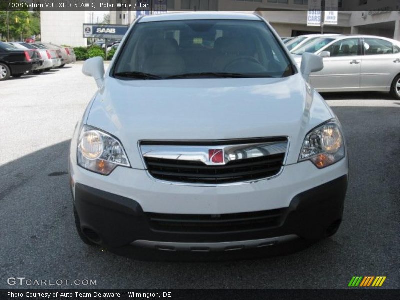 Polar White / Tan 2008 Saturn VUE XE 3.5 AWD
