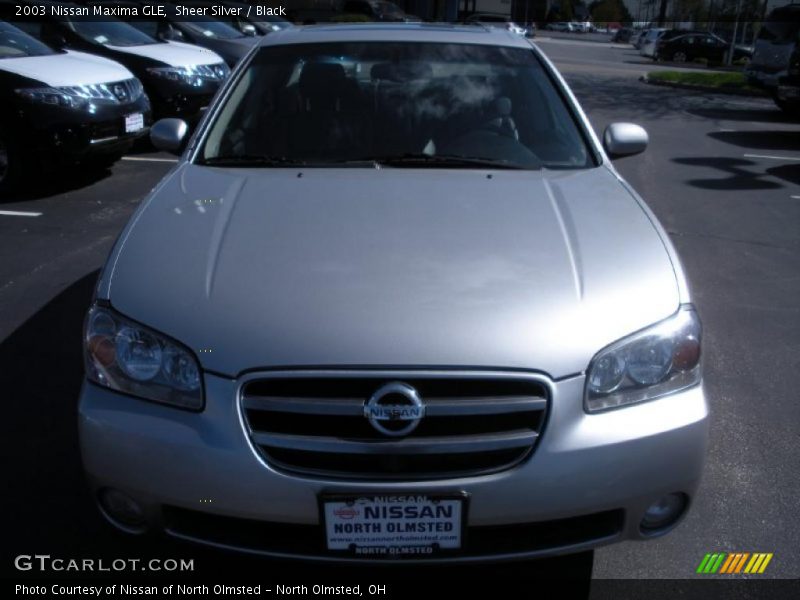 Sheer Silver / Black 2003 Nissan Maxima GLE
