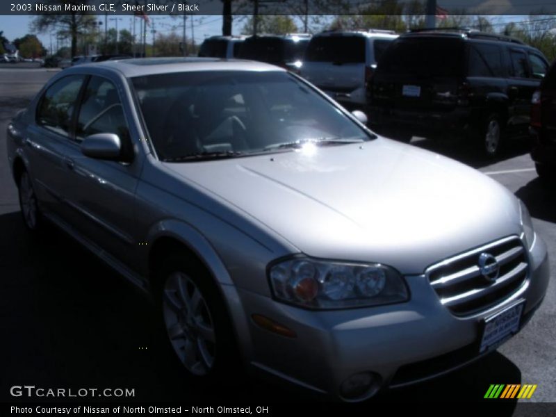 Sheer Silver / Black 2003 Nissan Maxima GLE