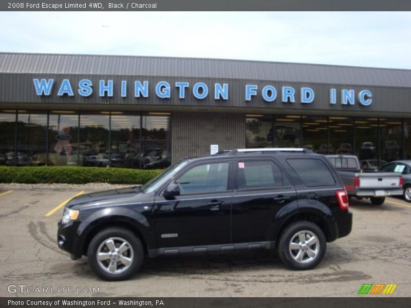 Black / Charcoal 2008 Ford Escape Limited 4WD