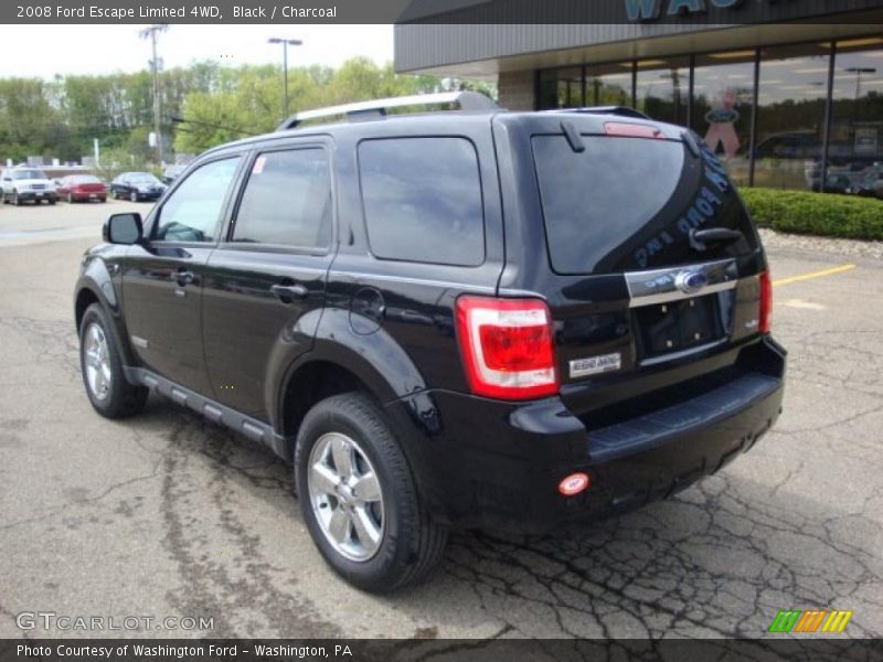 Black / Charcoal 2008 Ford Escape Limited 4WD