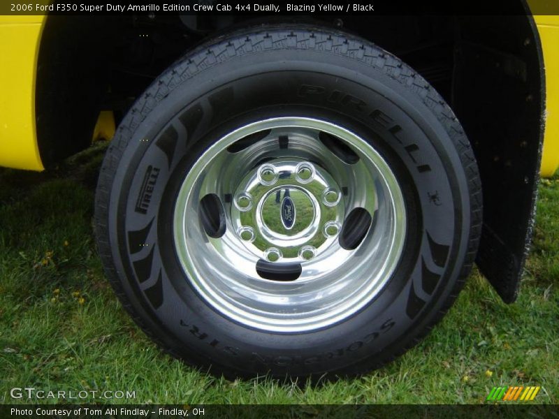 Blazing Yellow / Black 2006 Ford F350 Super Duty Amarillo Edition Crew Cab 4x4 Dually