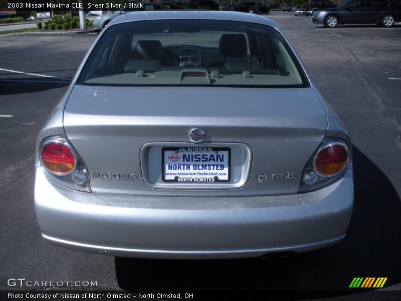 Sheer Silver / Black 2003 Nissan Maxima GLE